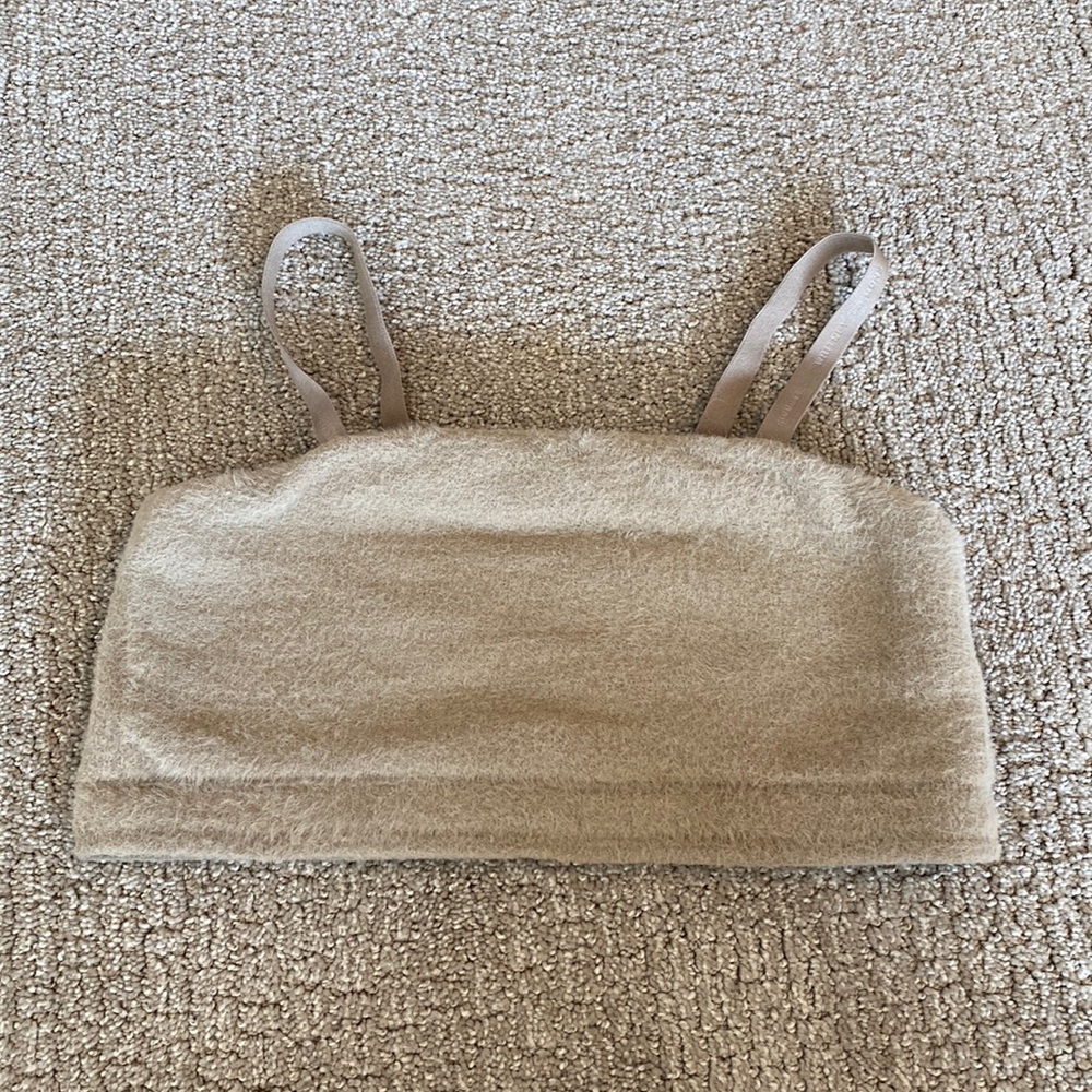 Gymshark Beige Bandeau Bralette